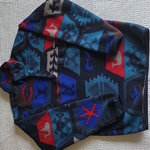 RARE Synchilla Patagonia Fleece Tribal Size MEDIUM